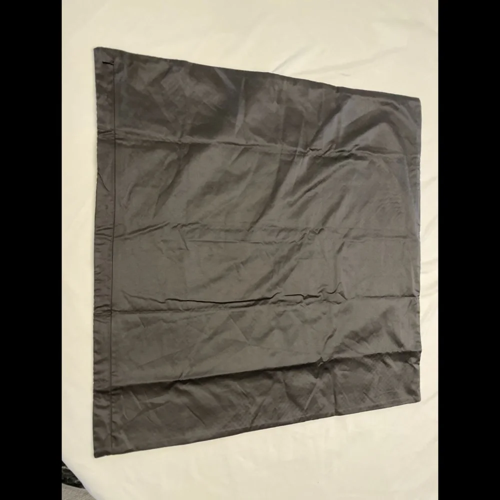 NWD‎ Hotel Collection Linear Chevron (1) European Euro Case Sham in Black